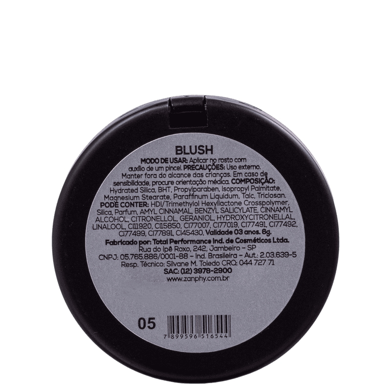 Zanphy Special Line HD 05 - Blush em Pó 6g