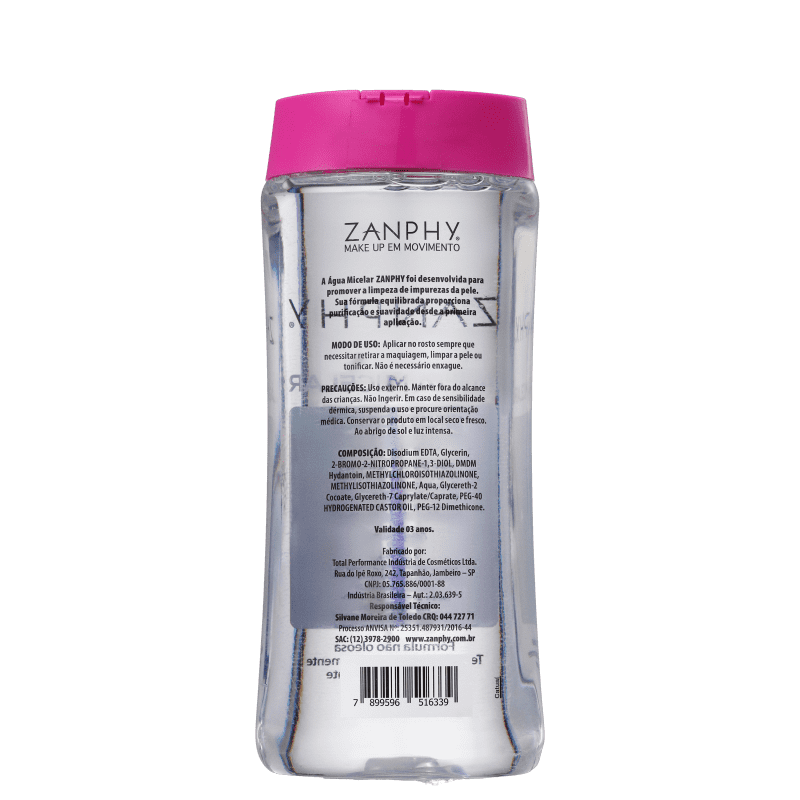 Zanphy Micelar - Água Demaquilante 200ml