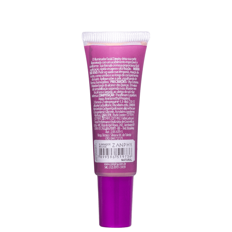 Zanphy Mousse 04 Natural - Iluminador Cintilante 10g