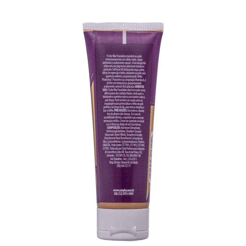 Zanphy Color Blur Bege Escuro - Base 2 em 1 30ml
