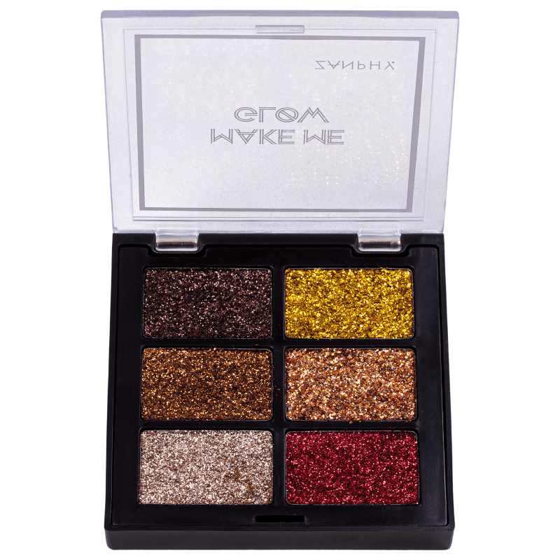 Zanphy Make Me Glow 02 - Paleta de Glitter 11,7g