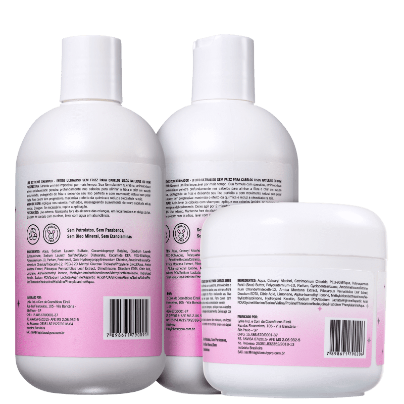 Kit Magic Beauty Liss Extreme Trio (3 Produtos)