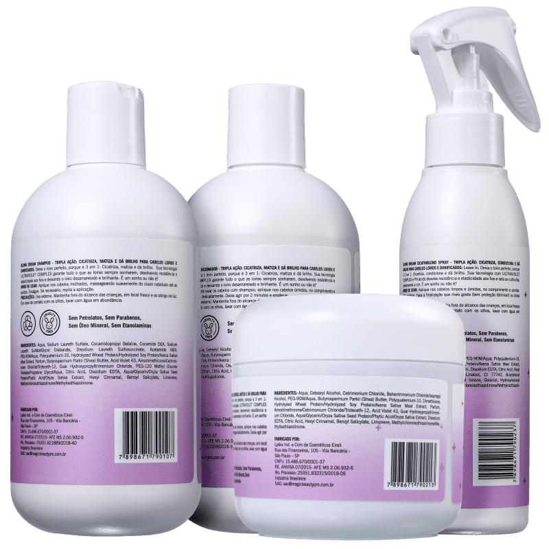 Kit Magic Beauty Blond Dream Completo (4 Produtos)