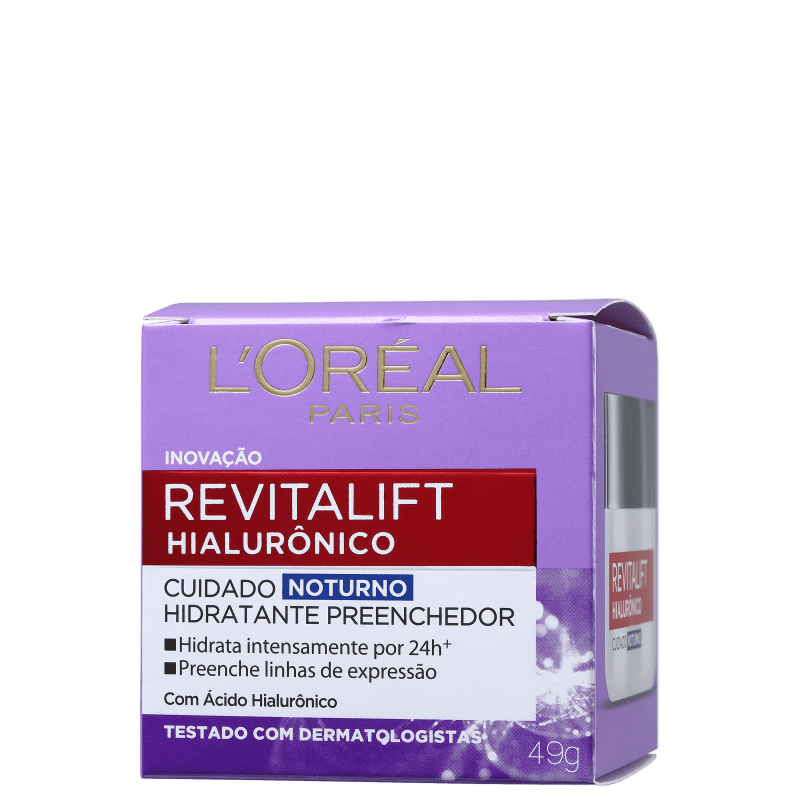 L'Oréal Paris Revitalift Hialurônico Tratamento Noturno - Anti-Idade 50ml