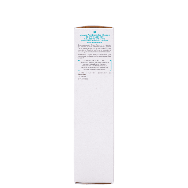 PHYTO Phytodetox Purifiant - Máscara Pré-Shampoo 125ml