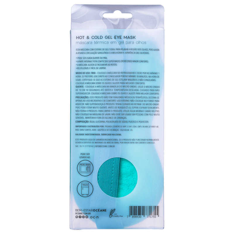 Océane Escape & Joy Hot & Cold - Máscara para Área dos Olhos
