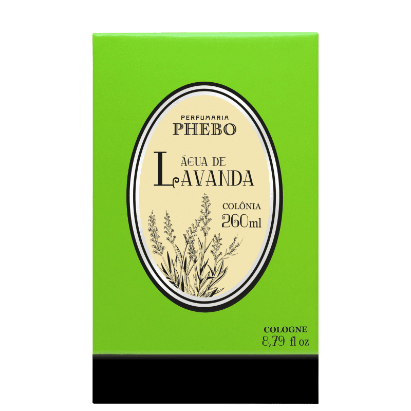 Água de Lavanda Phebo Eau de Cologne - Perfume Unissex 260ml