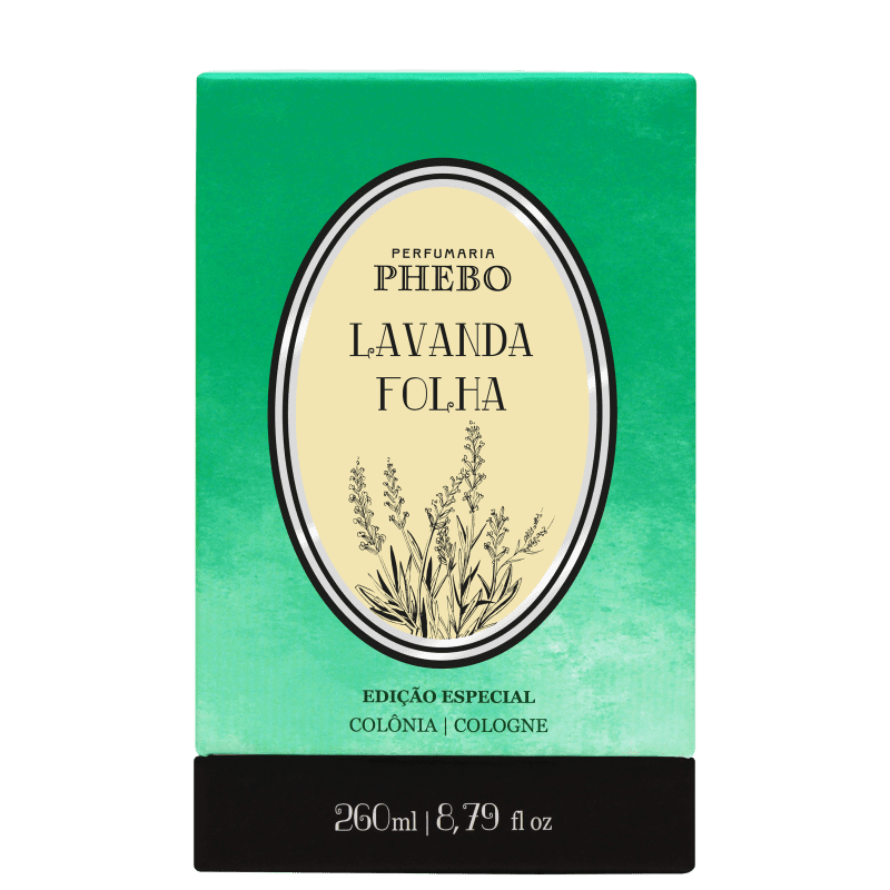 Lavanda Folhas Phebo Eau de Cologne - Perfume Unissex 260ml