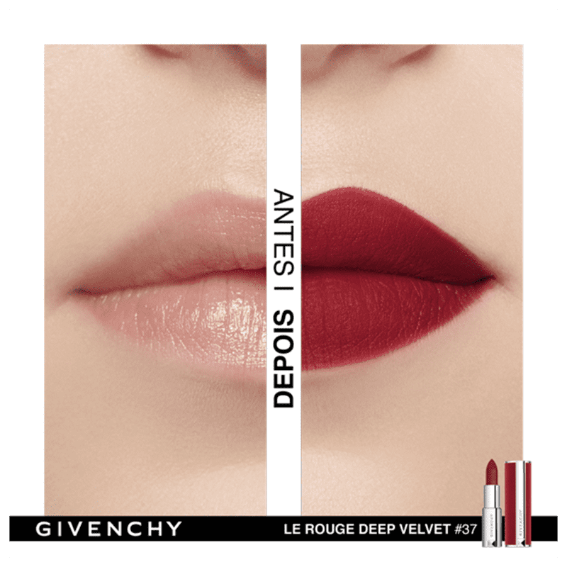 Batom Givenchy Le Rouge Deep Velvet N37 Rouge Graine 3,4g