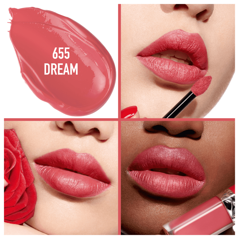 Dior Rouge Ultra Care 655 Dream - Batom Líquido Cremoso 6ml