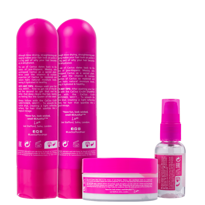 Kit Lee Stafford Cactus Crush Full (4 Produtos)