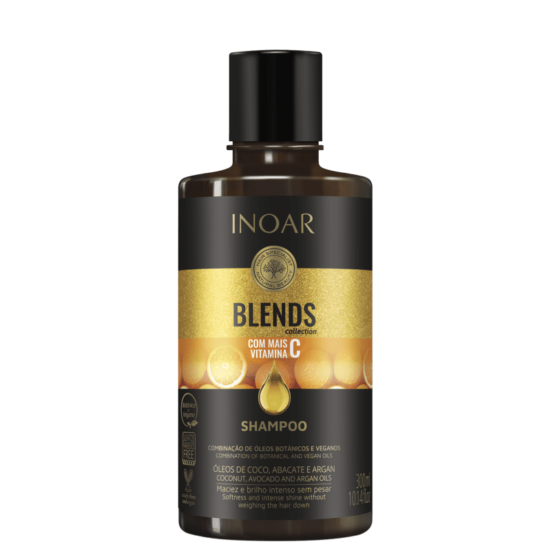 Inoar Coleção Blends - Shampoo 300ml Menor preço em Inoar Coleção Blends - Shampoo 300ml