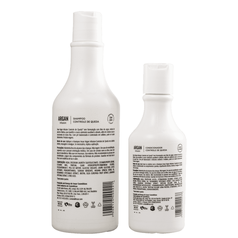 Kit Inoar Argan Infusion Controle de Queda (2 Produtos)