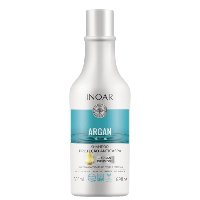 Inoar Argan Infusion Proteção Anticaspa - Shampoo 500ml