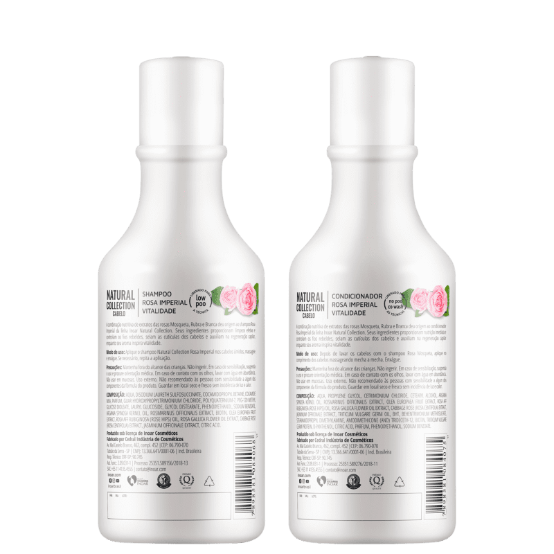 Kit Inoar Natural Collection Rosa Imperial Duo (2 Produtos)