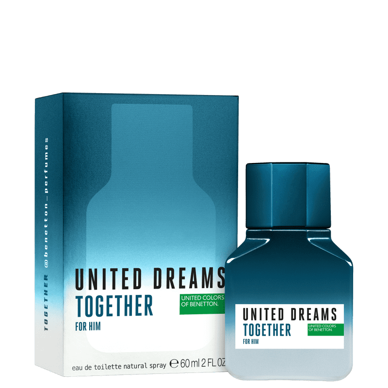 United Dreams Together For Him Benetton Eau de Toilette - Perfume Masculino 60ml