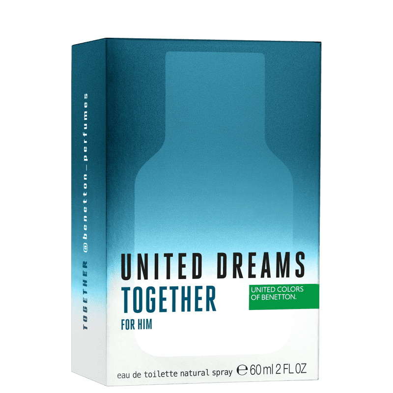 United Dreams Together For Him Benetton Eau de Toilette - Perfume Masculino 60ml