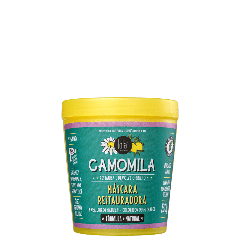 Lola Cosmetics Camomila - Máscara Capilar 230g
