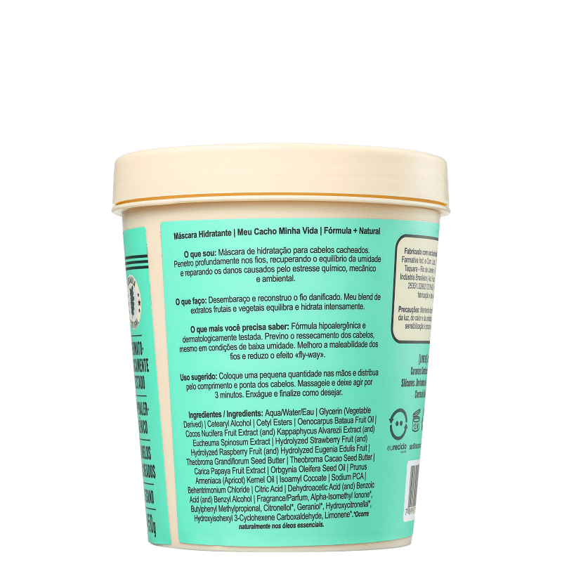 Lola Cosmetics Meu Cacho Minha Vida - Máscara Capilar 450g