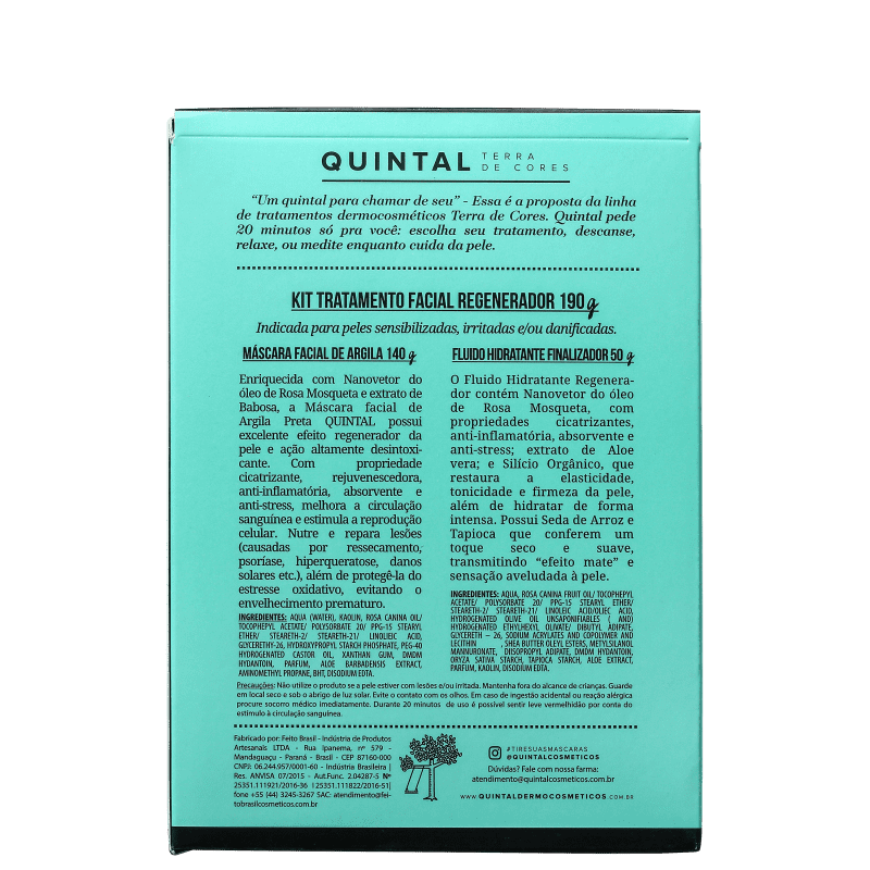 Kit Quintal Tratamento Facial Regenerador (2 Produtos)