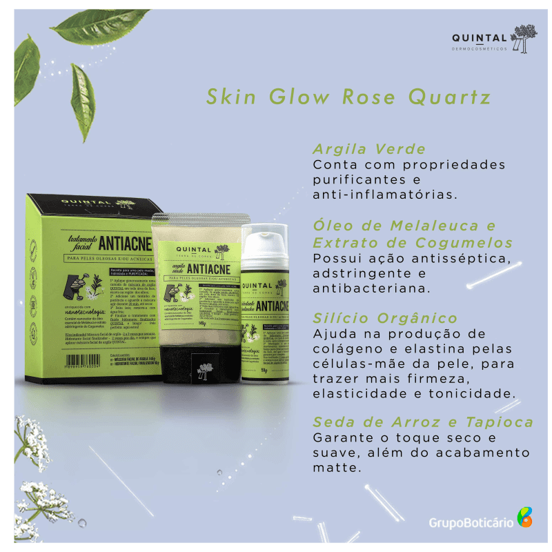 Kit Quintal Tratamento Facial Antiacne (2 Produtos)