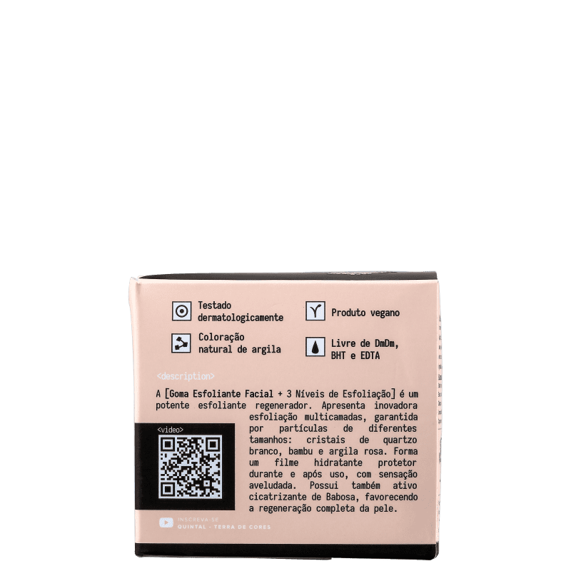 Quintal Rochás Goma - Esfoliante Facial 50g