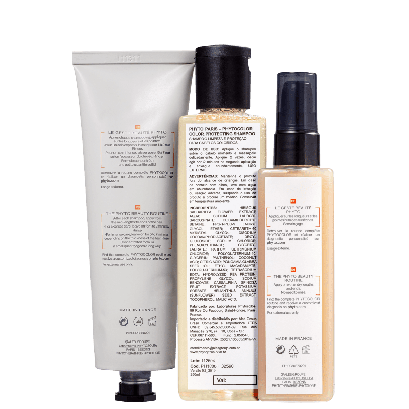 Kit Phyto Phytocolor Trio Beleza Na Web