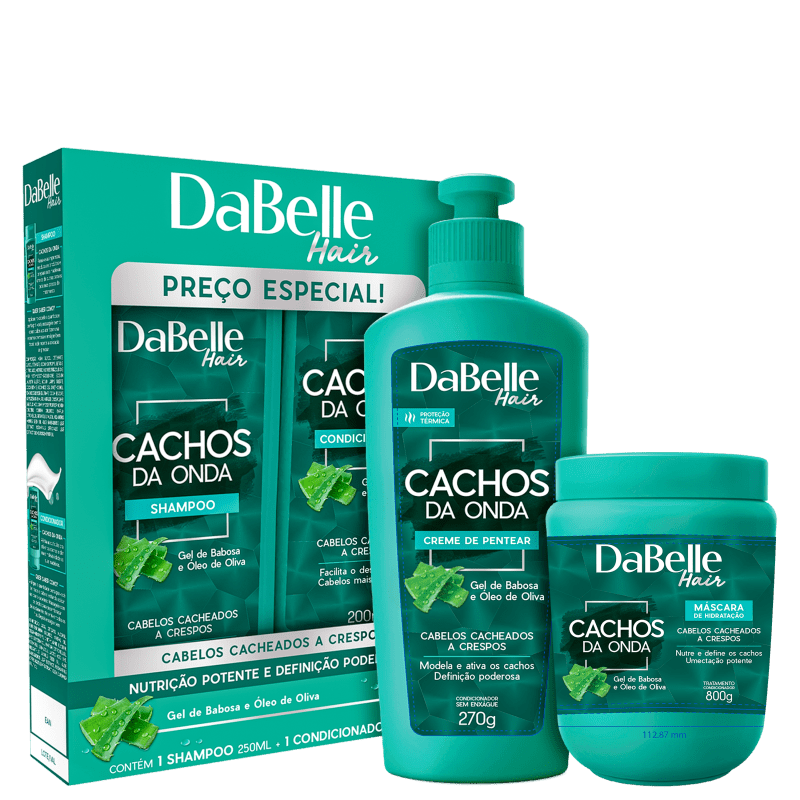 Kit DaBelle Hair Cachos da Onda Especial Full (4 Produtos)