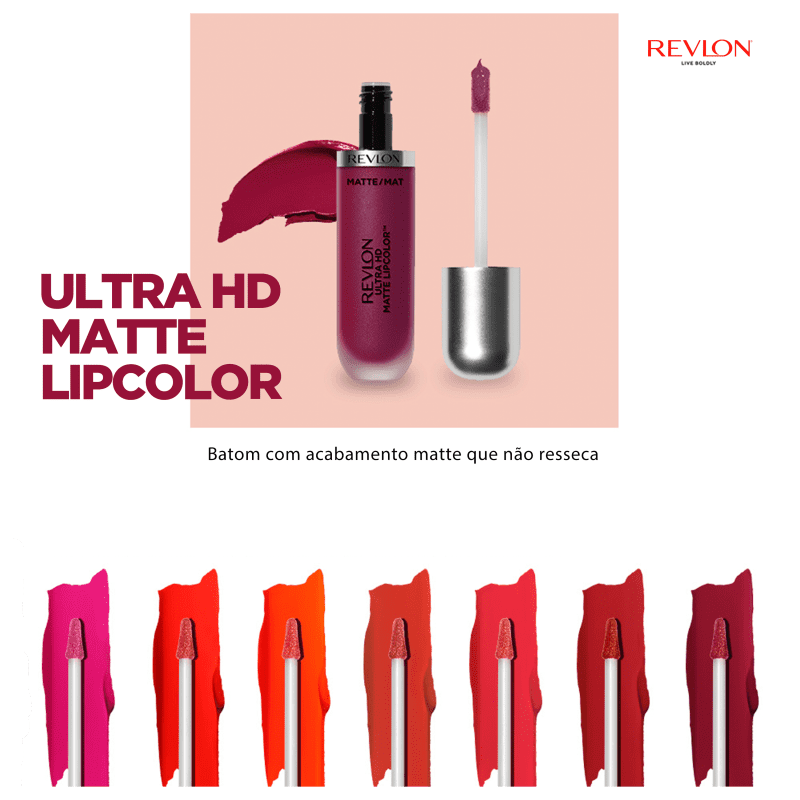 Revlon Ultra HD Crush - Batom Líquido Matte 5,9ml