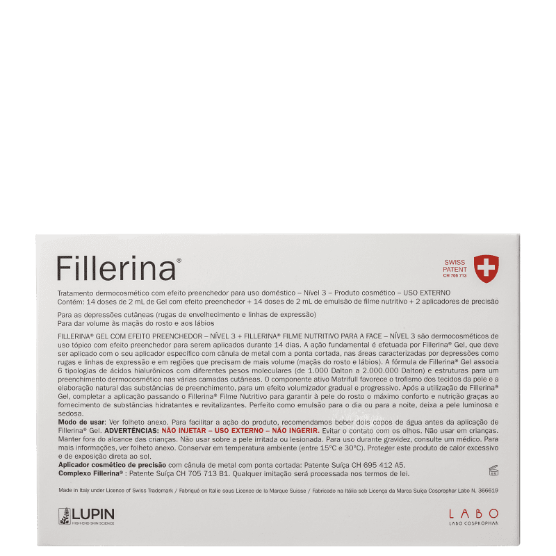 Kit Fillerina Tratamento Facial Nível 3 (2 Produtos)