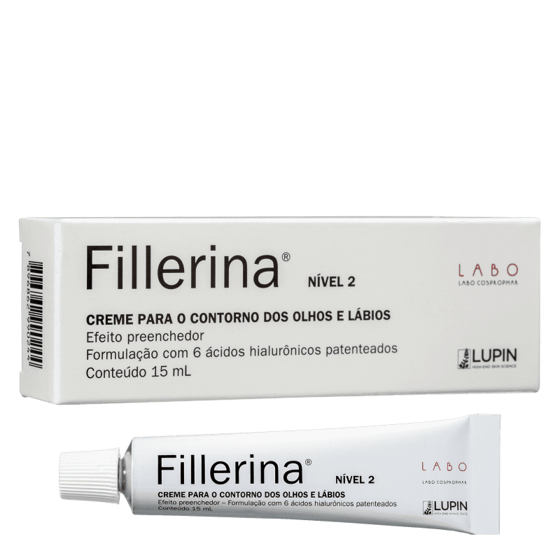 Fillerina Nível 2 Contorno dos Olhos e Lábios - Creme Anti-Idade 15ml
