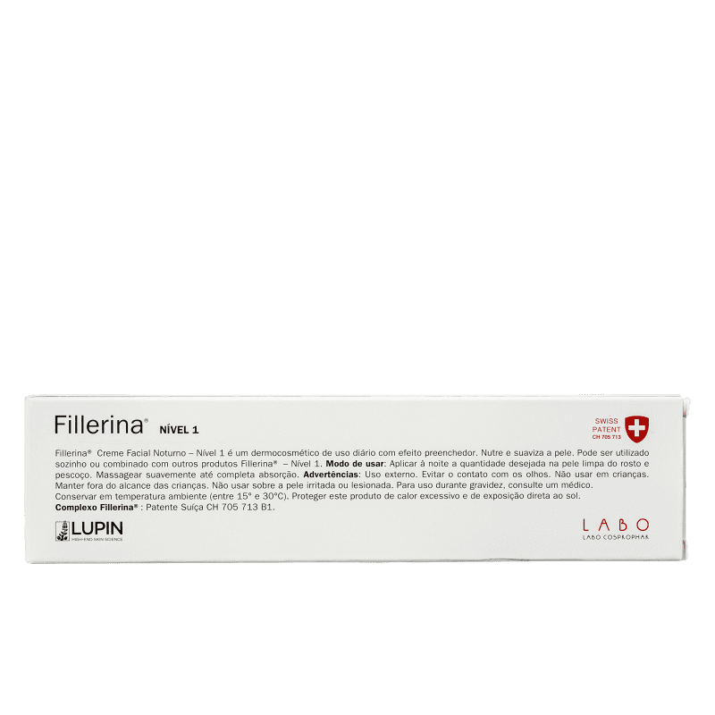Fillerina Nível 1 Noturno - Creme Anti-Idade 50ml