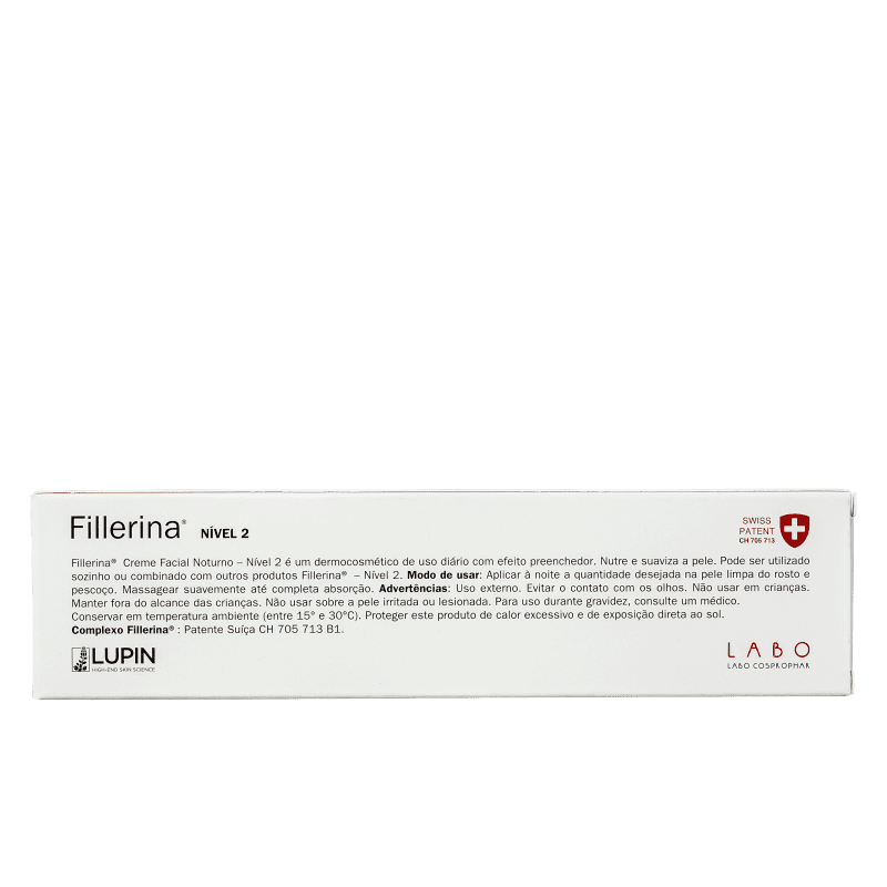 Fillerina Nível 2 Noturno - Creme Anti-Idade 50ml
