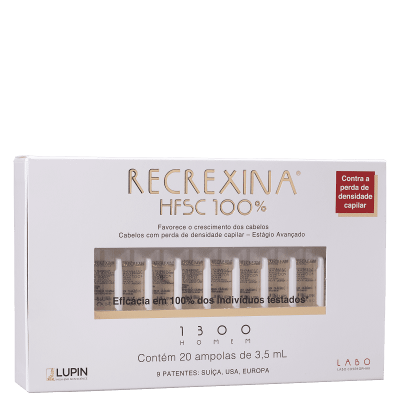 Recrexina HFSC 100% 1300 Homem - Ampolas Capilares 20x3,5ml