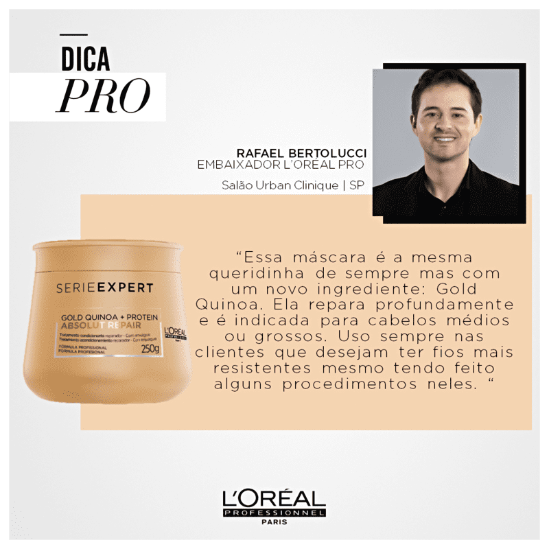 L'Oréal Professionnel Serie Expert Absolut Repair Gold Quinoa + Protein - Máscara Capilar 250ml