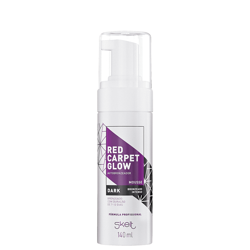 Skelt Red Carpet Glow Dark - Mousse Autobronzeador 140ml