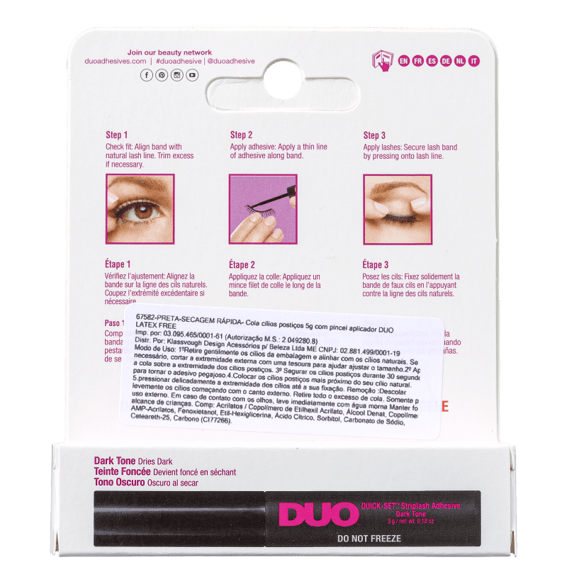 Duo Quick-Set Strip Lash Adhesive Dark - Cola para Cílios 5g