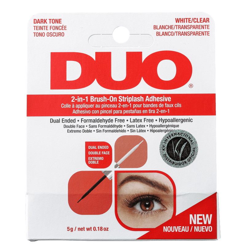 Duo 2 In 1 Brush On Striplash Adhesive - Cola para Cílios 5g