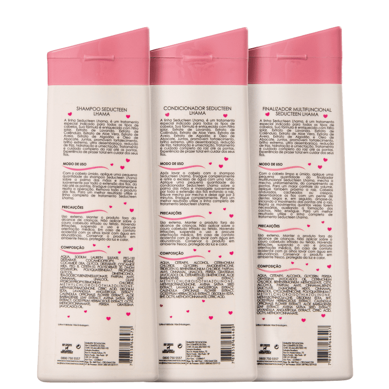 Kit Eico Seducteen Lhama Trio (3 Produtos)