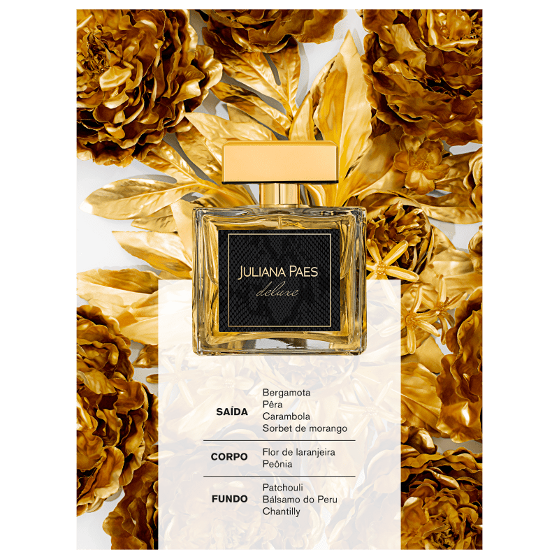 Conjunto Deluxe Juliana Paes Feminino - Eau de Toilette 100ml + Esmalte + Nécessaire