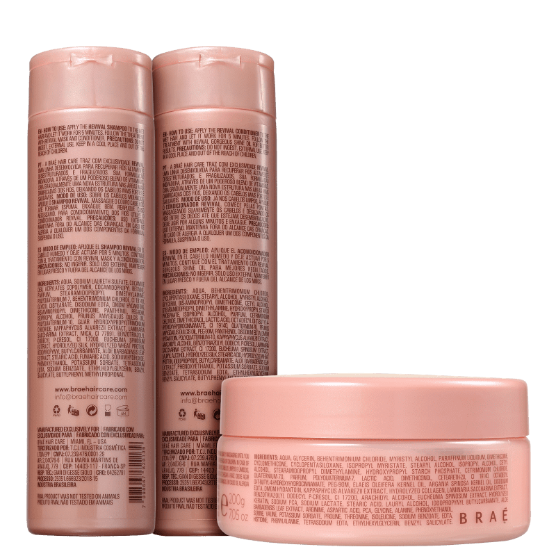 Kit BRAÉ Revival Trio (3 Produtos)