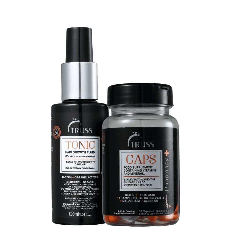 Kit Truss Hair Growth Duo (2 Produtos) Menor preço em Kit Truss Hair Growth Duo (2 Produtos)