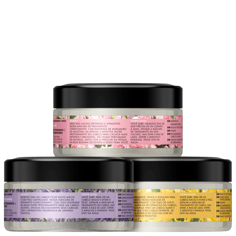 Kit Love, Beauty and Planet - Máscaras de tratamento
