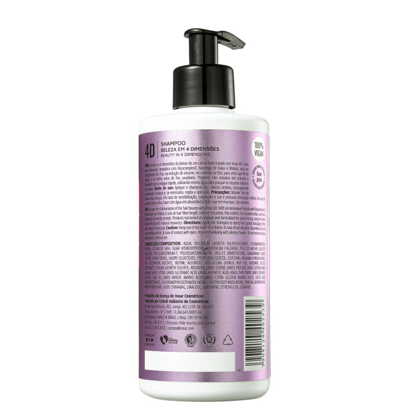 Inoar 4D - Shampoo 400ml