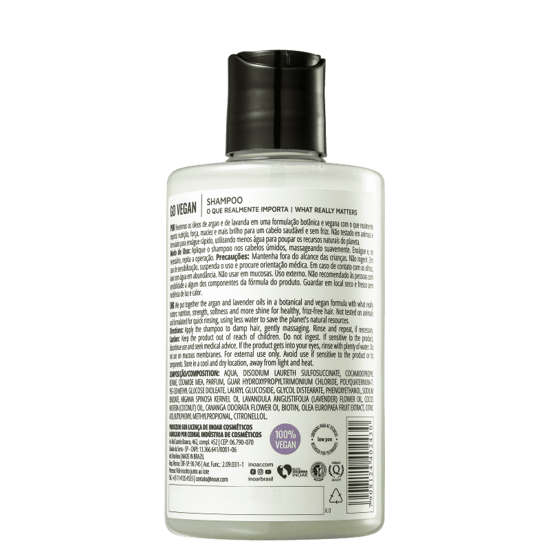 Inoar Go Vegan Antifrizz - Shampoo 300ml