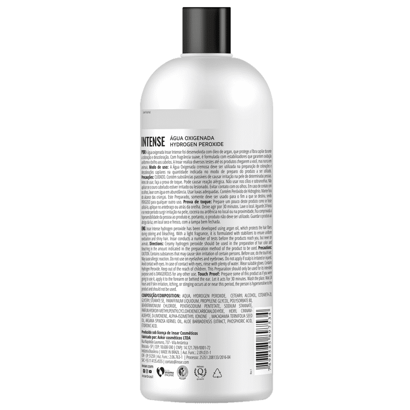 Inoar Intense 20 Volumes - Água Oxigenada 900ml
