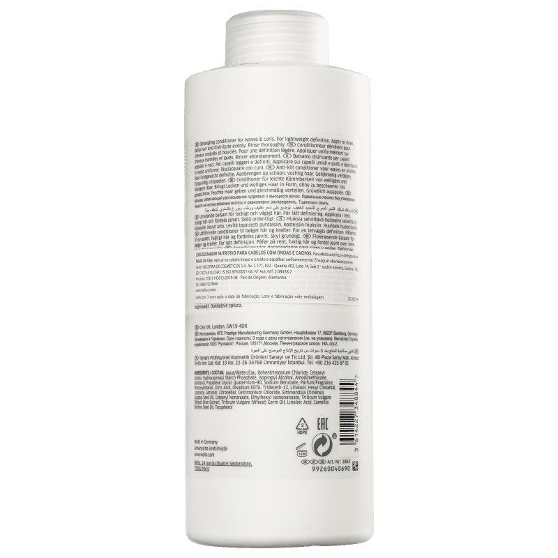 Wella Professionals Nutricurls - Condicionador 1000ml