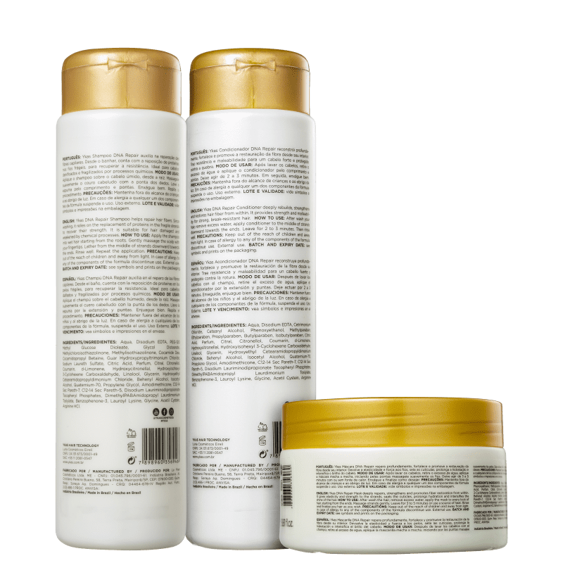 Kit YKAS DNA Repair Trio (3 Produtos)