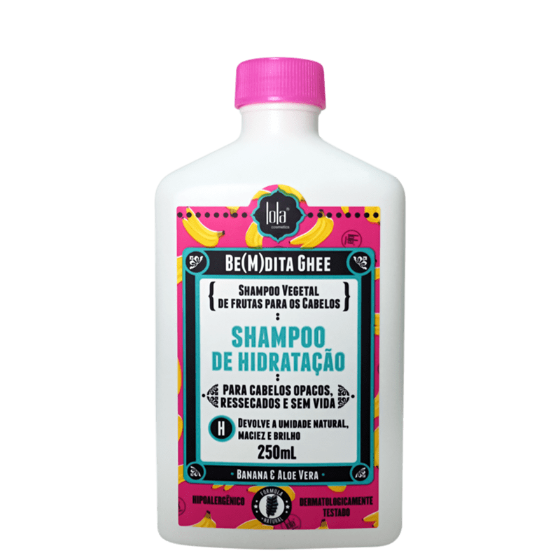 Lola Cosmetics Be(M)dita Ghee de Hidratação Banana & Aloe Vera - Shampoo 250ml