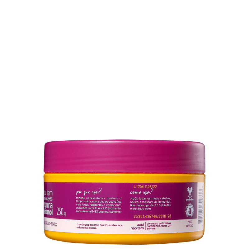 Eume Força & Crescimento - Máscara Capilar 250g